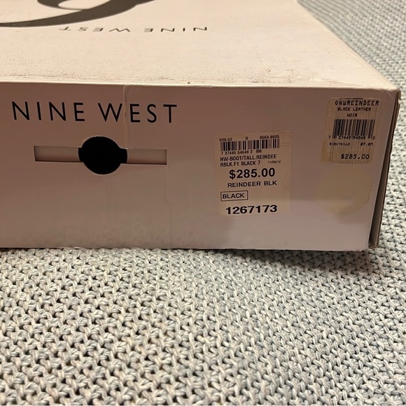 Nine West leather reindeer kneehigh boots - Picture 7 of 7